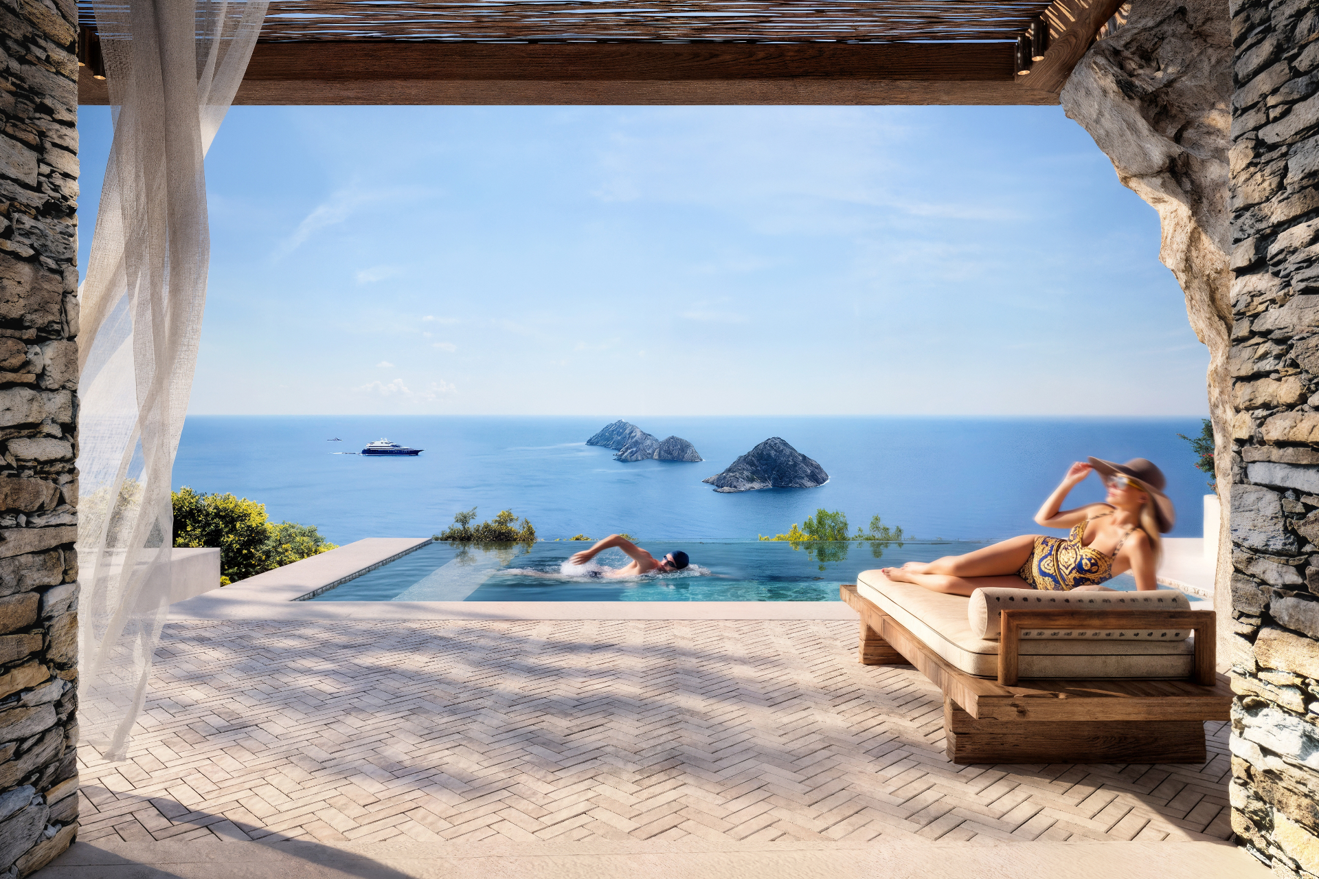 Raw Canvas: 5★ Resort — Hospitality project, Paros, Cyclades, Greece