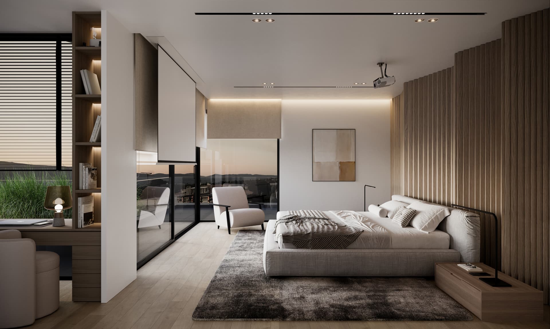 Master quarters — warm minimalism