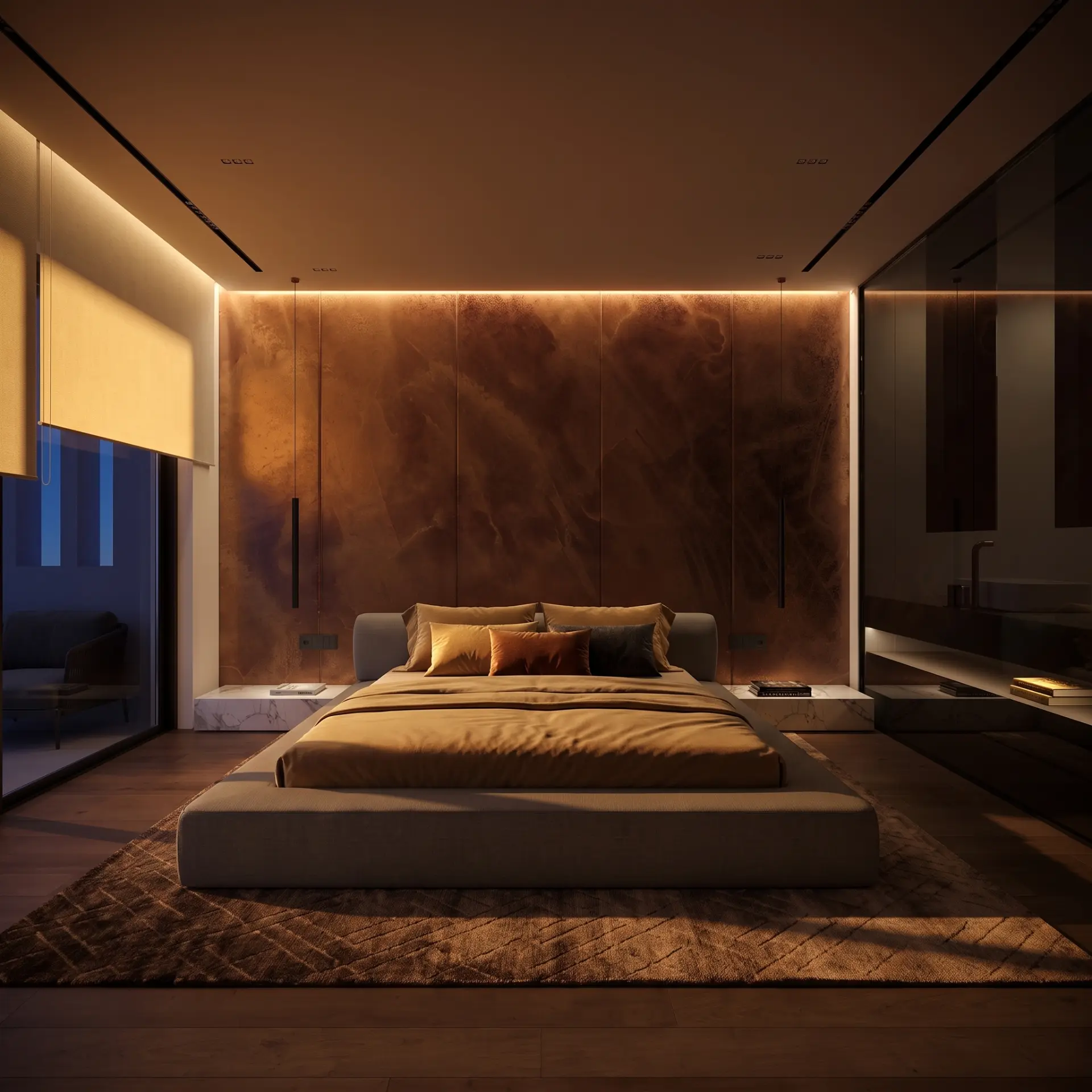 Secondary suite — monolithic light